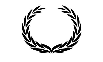 black laurel wreath