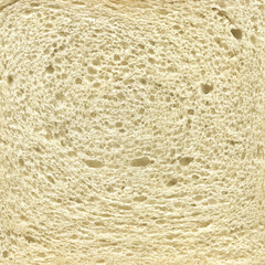 White bread slice macro texture background.