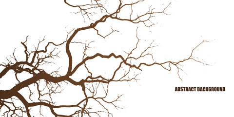Tree branches abstract background