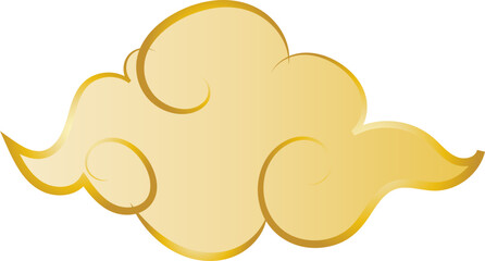 Chinese Cloud Line Art Decorative Ornament