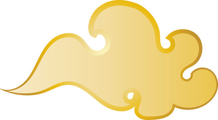 Chinese Cloud Line Art Decorative Ornament