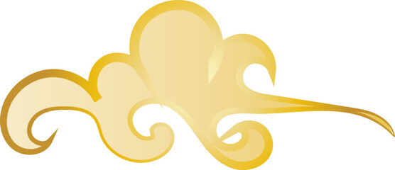 Chinese Cloud Line Art Decorative Ornament