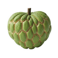 Custard apple isolated on transparent background