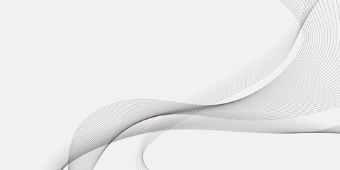 Abstract wavy lines flowing design. Suitable for AI tech network science digital technology themes