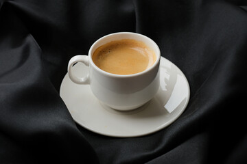Freshly Brewed Espresso Served in a Glass