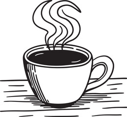 cup of coffee with a heart