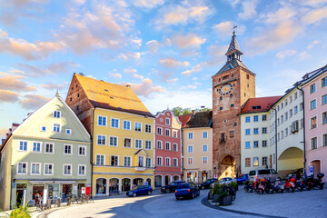 Obraz premium Altstadt, Landsberg am Lech, Deutschland