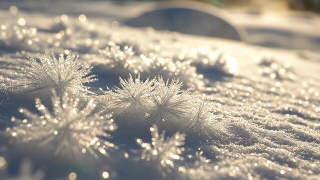 Frosty Morning - A Close-Up of Winters Delicate Beauty.