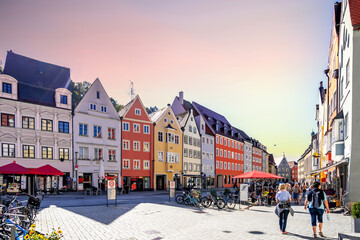 Fototapeta premium Altstadt, Landsberg am Lech, Deutschland