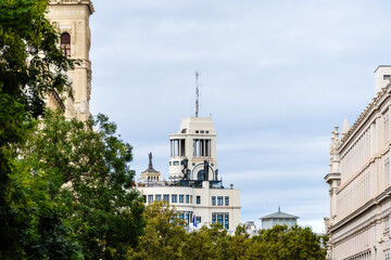 Circulo de Bellas Artes building rooftop viewing Madrid cityscape