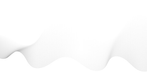 Vector wave digital white and gray gradient blend futuristic technology. flow tech transparent line stripe energy connection web music and sound. beautiful dynamic smooth space texture background.