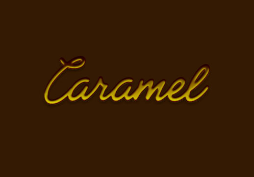 Sweet Caramel Text Effect