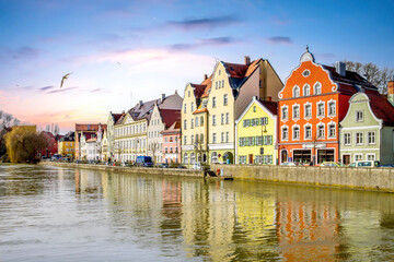 Obraz premium Altstadt, Landshut, Deutschland 