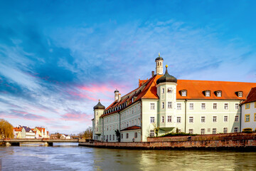 Naklejka premium Altstadt, Landshut, Deutschland 