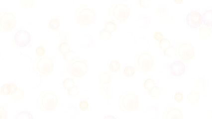 Abstract pattern of glowing translucent circles and shapes