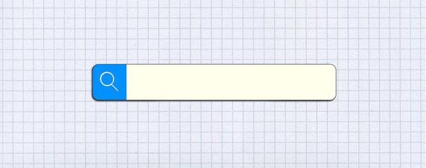 Pop art collage of search bar. Social media banner. Retro template for online sales