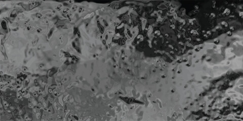Microscopic view of water surface with bubbles and ripples in grayscale, showcasing an abstract organic texture with fluid dynamics and cellular patterns