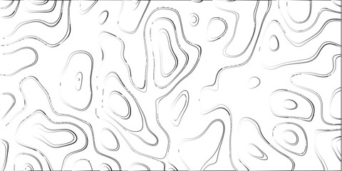White background with detailed grayscale contour lines forming organic shapes and topographic patterns with a subtle textured metallic sheen effect