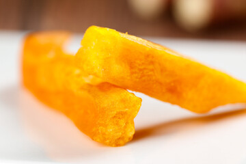 Crispy Golden Potato Fries Close-Up
