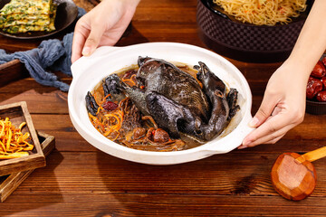 Cordyceps Mushroom Chicken Soup Asian Cuisine