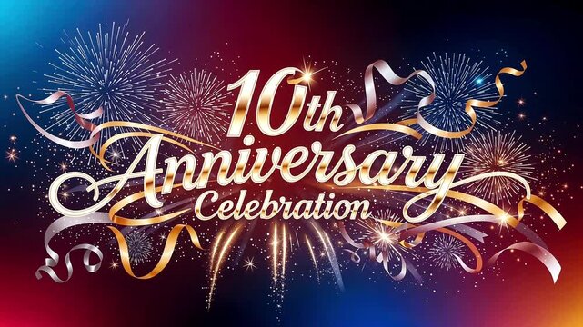 Celebrating a Decade of Excellence: Honoring 10 Years of Joy, Growth, and Unforgettable Moments with Fireworks and Festive Cheer