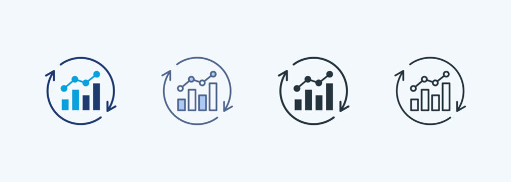 Continuous Improvement Multiple Style Icon Collection