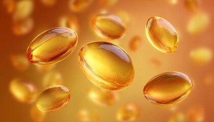 Rich In Omega Acids: Omega-3, Omega-6, Omega-9. Pure Fish Oil, Organic Vitamins, And Essential Nutrients. Available In Drops, Tablets, Or Capsules.