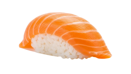 Delicious Salmon Nigiri Sushi, a Japanese Delicacy with Fresh Fish and Rice, Perfect for Asian Cuisine Lovers