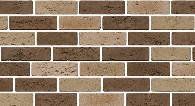 Brick Wall Texture with Brown Tones Creates Warm Rustic Backdrop Material Ideal for Interior Or Exterior Design Smooth Surface Gives Tactile Sensation Construction Material