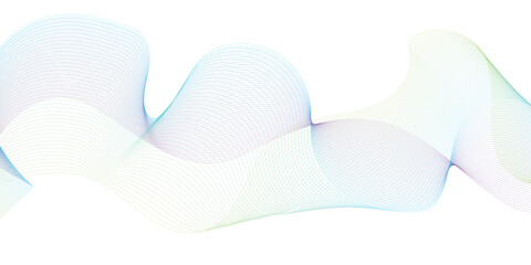 Abstract wave element for design. Digital frequency track equalizer. Stylized line art background. Abstract flowing wave lines background