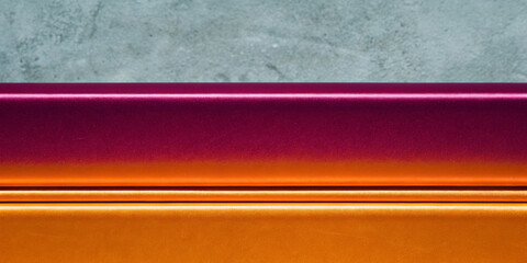 Gradient metal panel orange magenta metallic smooth minimal abstract texture glossy reflective gradient metal panel with orange and magenta tones, smooth minimal abstract texture feels vibrant