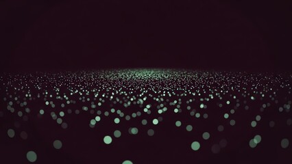 Abstract Dark Background with Sparkling Bokeh Lights and Subtle Glow.
