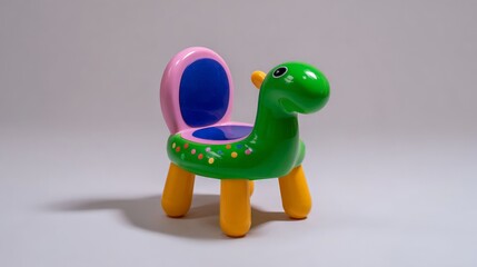 Colorful kids chair with animal design for playroom or nursery decor