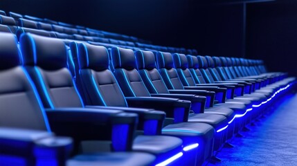Fototapeta premium Modern Cinema Seating Arrangement