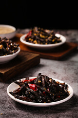 Spicy Chifeng Dried Seaweed Snack with Chili and Sesame