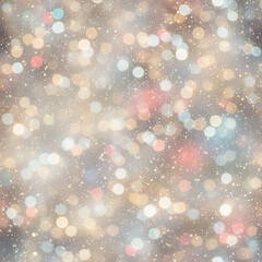 Festive New Year Texture Background with Sparkling Bokeh Particles