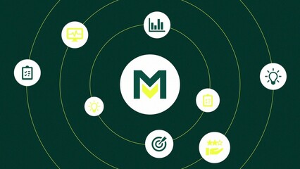 Modern Orbit Ring Planet Style Logo Reveal With Icons