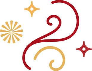 Gold Spark Pattern Celebration Ornament