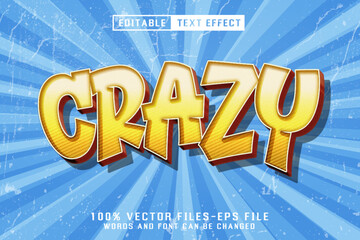 Crazy Cartoon Text - Editable Text Effect