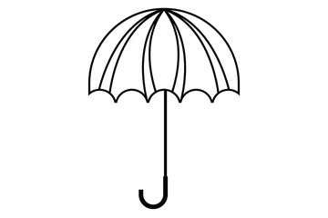 umbrella icon, Umbrella Icon for rain protect, umbrella isolated on white background.