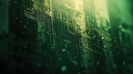 Abstract digital surface presenting intricate patterns and glowing particles, symbolizing data flow, technological innovation, and the complex structures of modern cyber networks