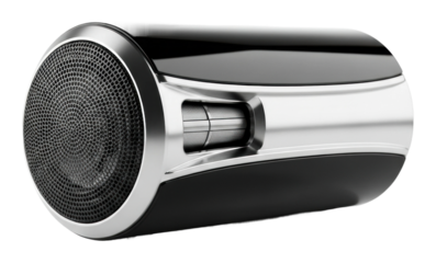 Innovative sound system design modern product technology isolated on transparent background