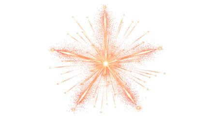 Obraz premium Vibrant firework explosion in the night sky with radiating sparks