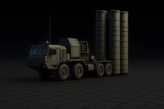 Military Mobile Surface-to-Air Missile Launcher System