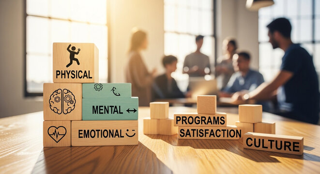 Wellness programs and employee satisfaction in modern office