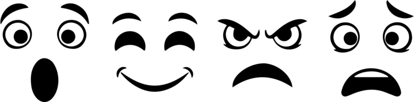 A Comprehensive Range of Core Facial Emotions (Surprise, Joy, Anger, Fear)