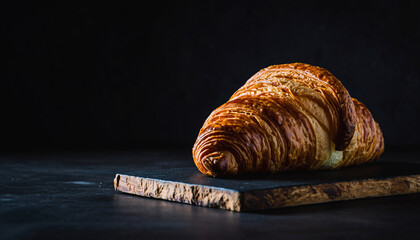 Luxury Croissant Food With Copy Space
