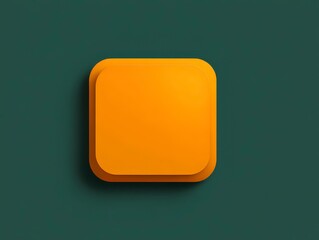 Two-layered abstract shape with rounded corners on a contrasting dark background. This simple, modern design creates a 3D effect