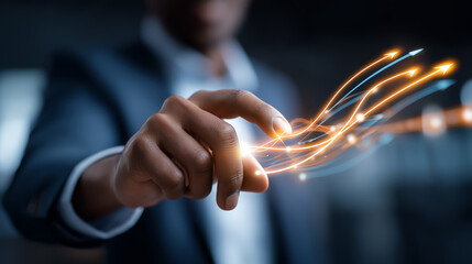 Continuous improvement concept display heavily defocused business background organizational advancement representation persistent enhancement philosophy quality evolution