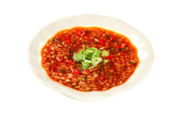 Spicy Hot Noodle Soup - Traditional Chinese Cuisine